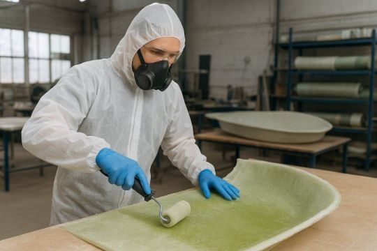 28/3. Műanyag termékgyártó (GFK) német munka