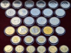 30db különböző magyar emlék forint érme