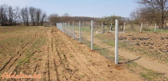 Vadháló Drótháló Drótfonat Kerítés Építés Betonoszlop Drót