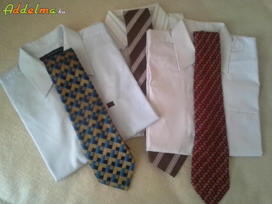 3 garnitúra - 3 db ing és 3 db nyakkendő