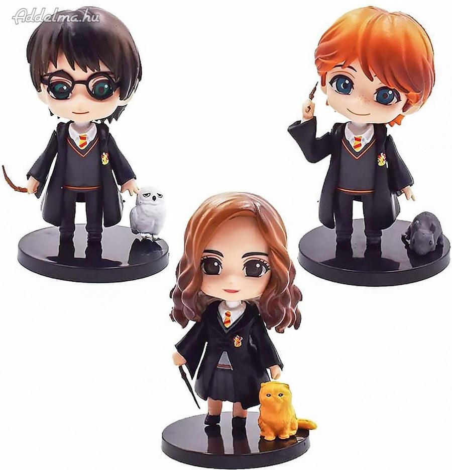 3 db-os Harry Potter figura szett