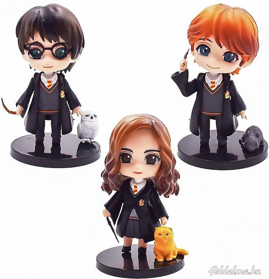 3 db-os Harry Potter figura szett