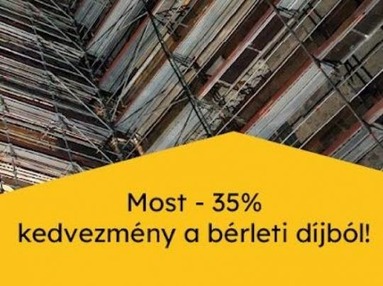 -35% állványbérlés