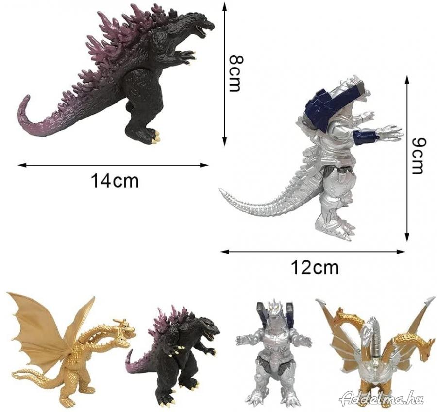 4 db-os Godzilla titánok figura szett