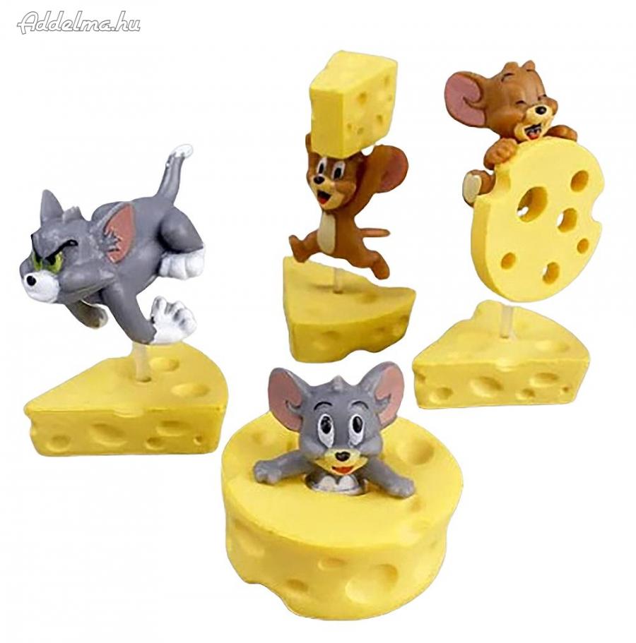 4 db-os Tom és Jerry mini mesefigura szett