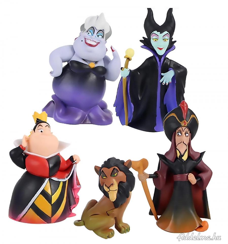 5 db-os Disney Villains gonosz karakter figura szett