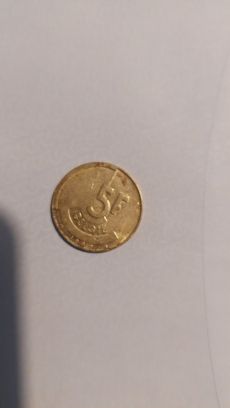 5 Frankos belga pénzérme 1989. évből eladó.