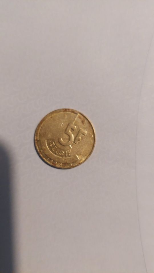 5 Frankos belga pénzérme 1989. évből eladó.