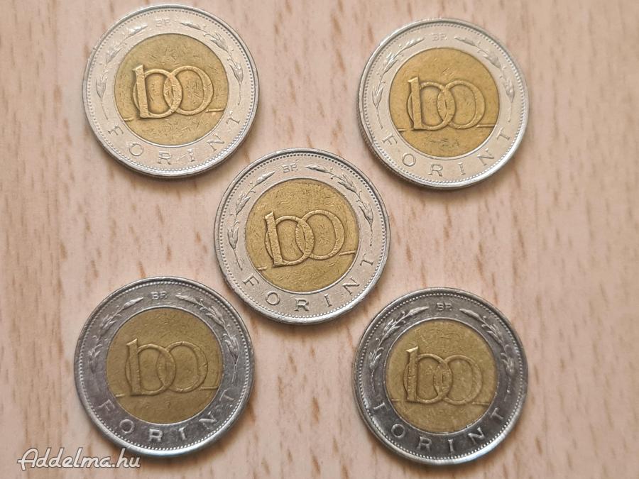 5db 1996 100 forint érme 