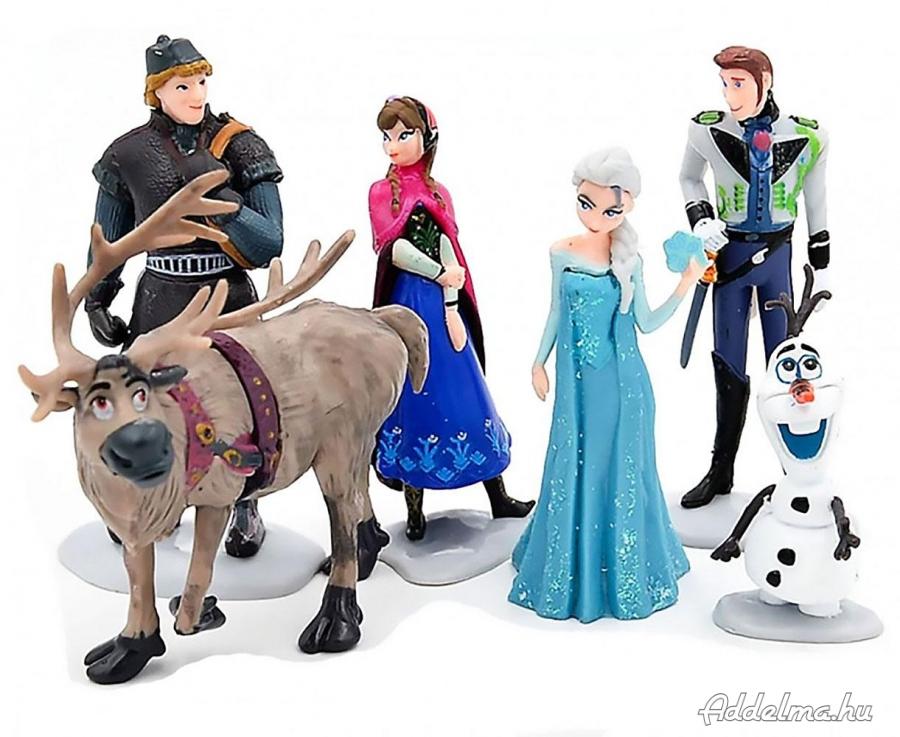 6 db-os Frozen Jégvarázs figura szett