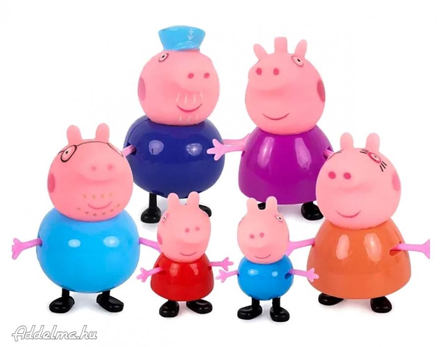 6 db-os Peppa malac figura szett