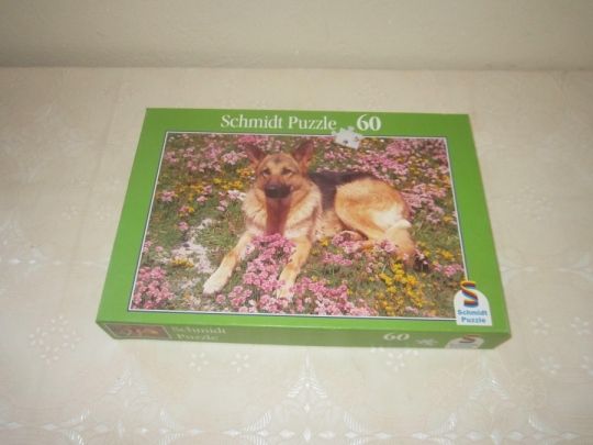 60 db-os németjuhászos puzzle