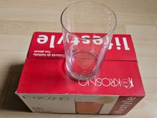 6db üveg vizes pohár üdítőspohár készlet 250ml