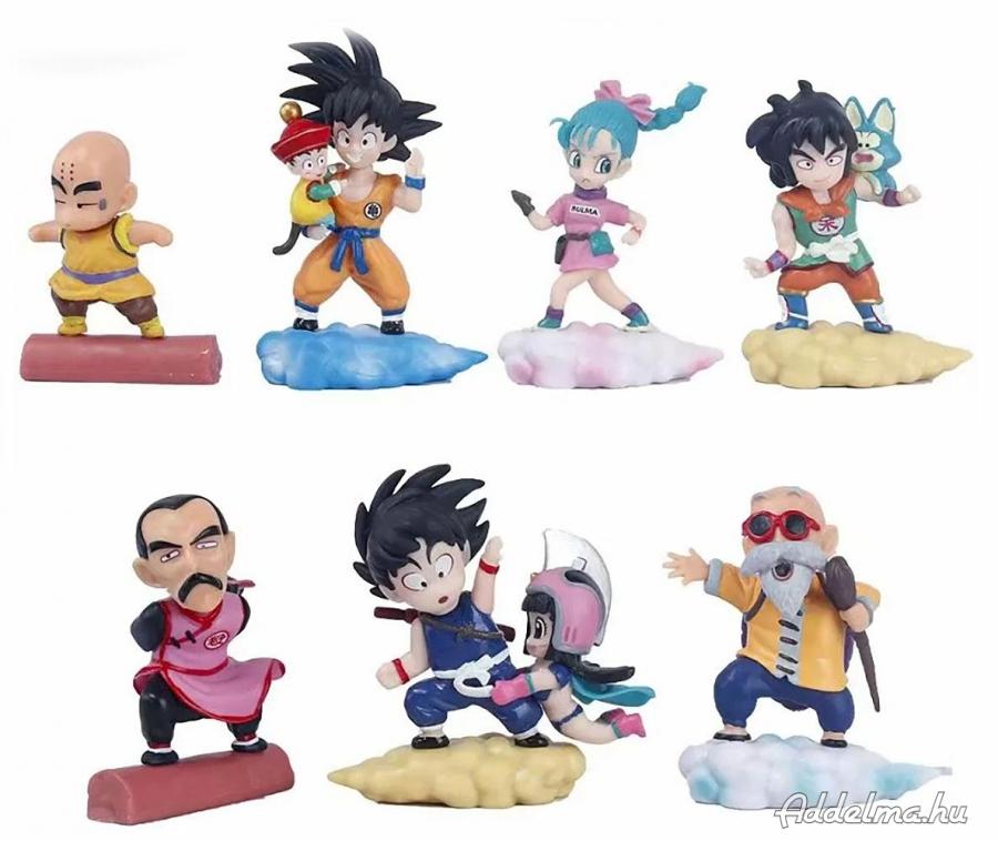 7 db-os Dragon ball Z mesefigura szett