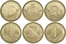 75 éves a forint :35db 5 forint N O R betű csere I vagy T betűre