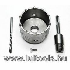 85mm-es koronafúró + sds plusz szár LULTOOLS