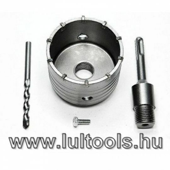 85mm-es koronafúró + sds plusz szár LULTOOLS