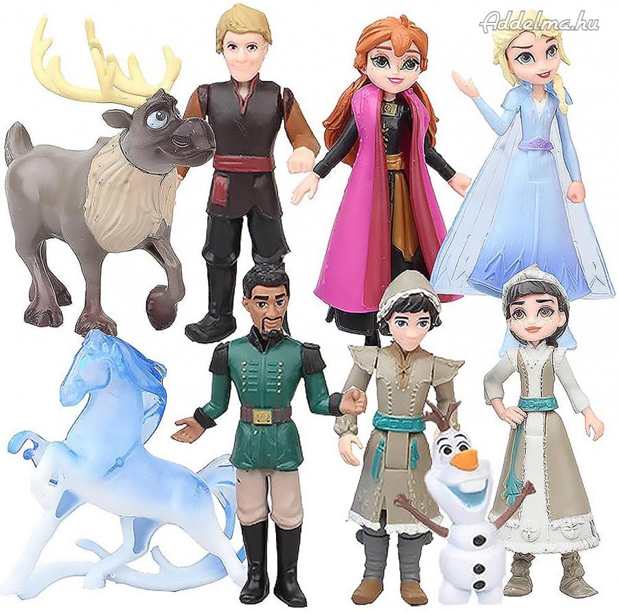 9 db-os Jégvarázs Frozen figura szett