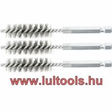 Acél kefe, 10mm, bitbefogás