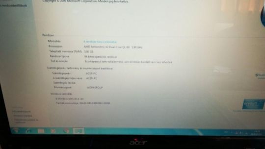 Acer 5530 hibás laptop eladó