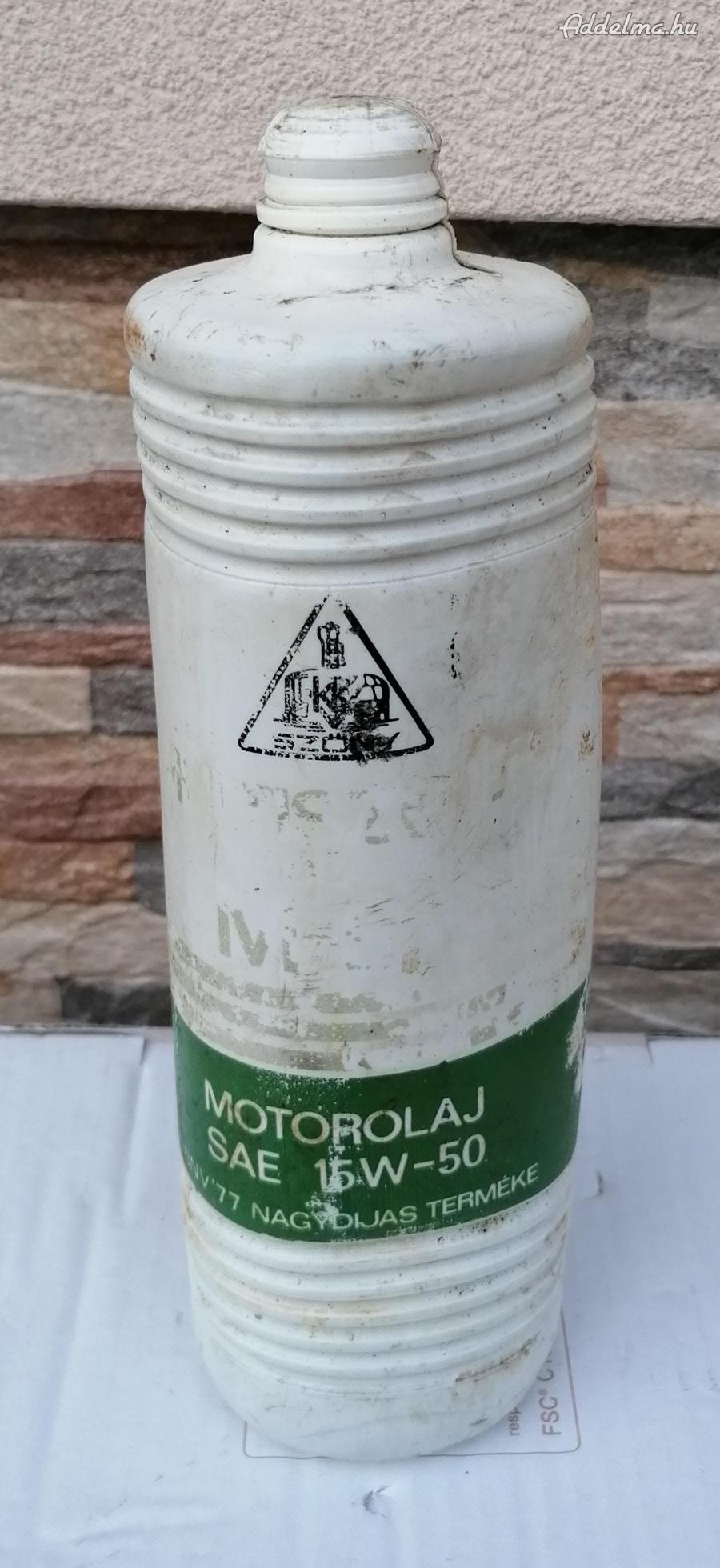 Áfor motorolaj Sae 15w50 retro vintage original bontatlan nosztalgia