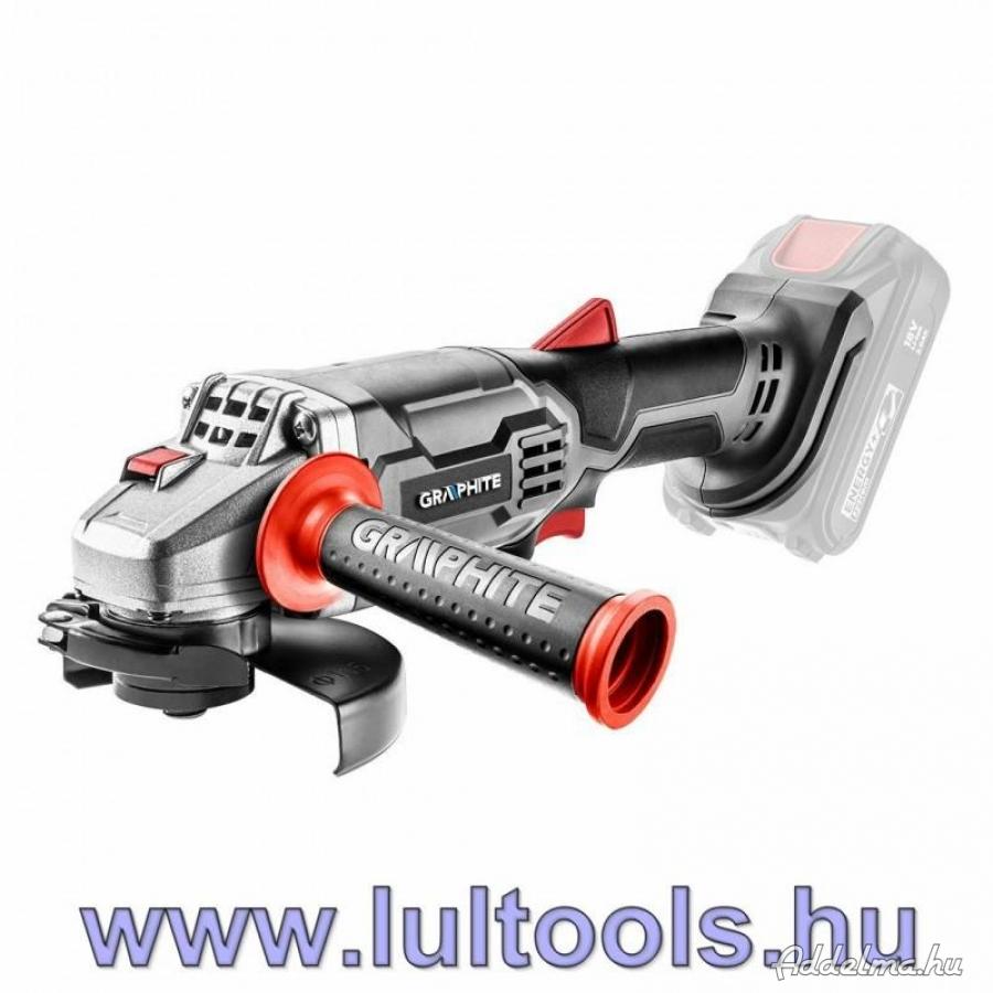 Akkumulátoros sarokcsiszoló 18V GRAPHITE LULTOOLS