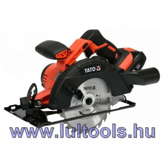 Akkus körfűrész 165 mm 18 V Li-Ion (1 x 2,0 Ah akku + töltő) Yato