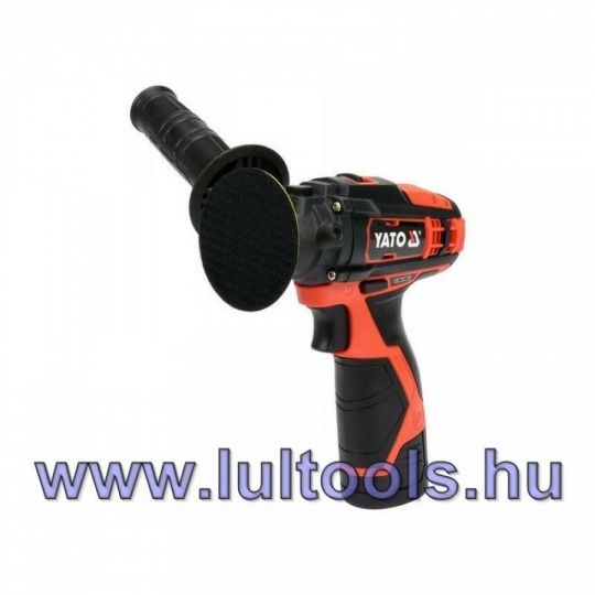 Akkus polírozó 80 mm 12 V Li-Ion (1 x 2,0 Ah akku + töltő) Yato