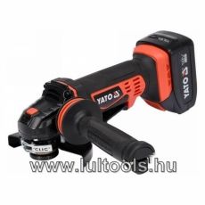 Akkus sarokcsiszoló 18 V 125 mm (2 x 3,0Ah akku + töltő)
