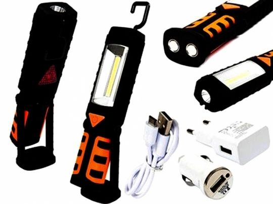 Akkus szerelő lámpa,Cob Led-del