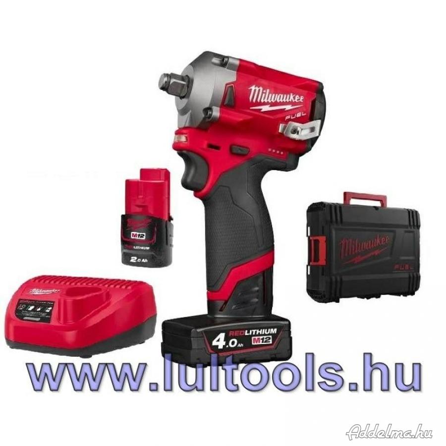 Akkus ütvecsavarozó 12V - 339Nm Milwaukee M12FIW38-422X