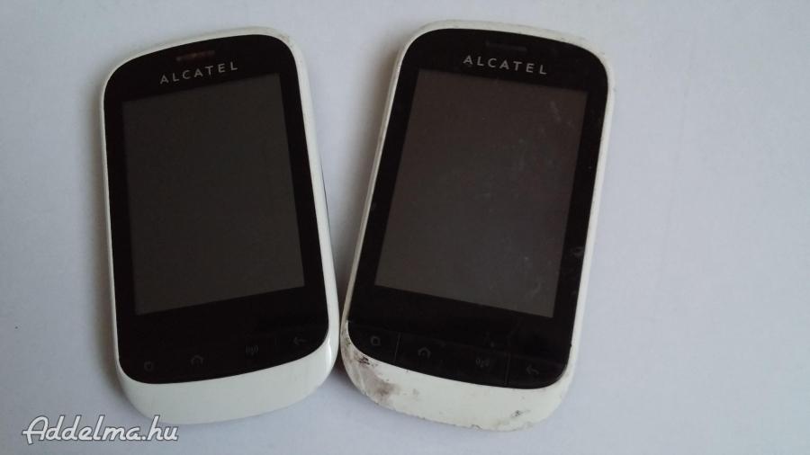  Alcatel 720 telefon  eladó törött kijelzősek!   Tartozékok 