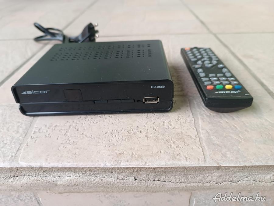 Alcor HD-2650 digitális vevő és Bluepanther DVB-T, Mindigtv vevő