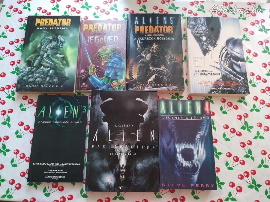 Aliens és Predator könyvek