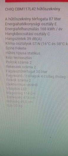 Alulfagyasztós-Hűtő Újállapot