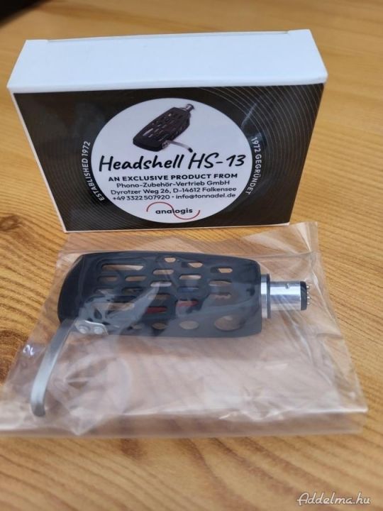 Analogis HS13 headshell head shell lemezjátszó hangszedő tartó ÚJ