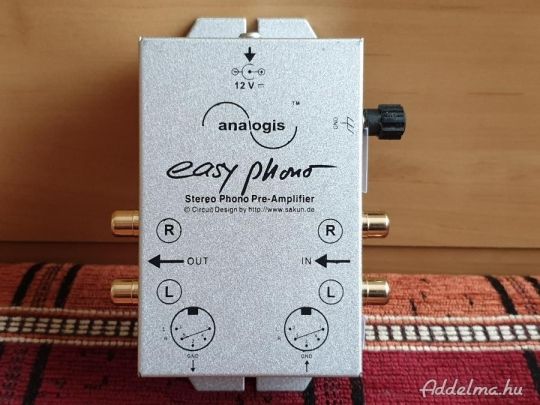 Analogis RIAA korrektor lemezjátszó előerősítő