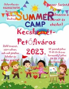 Angol nyelvi tábor gyerekeknek!