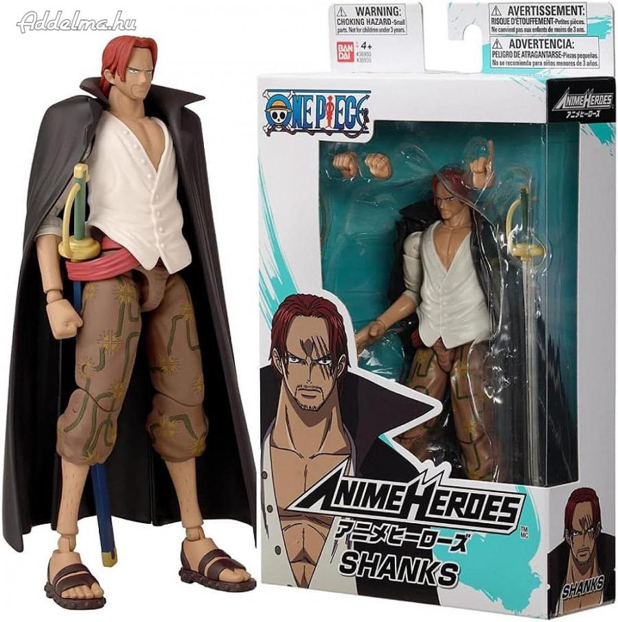 Anime Heroes One Piece Shanks figura 17 cm Bandai