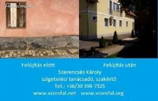 Aquapol szigetelés utólagosan roncsolás nélkül garanciával!