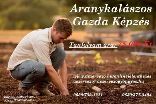 Aranykalászos gazda képzés