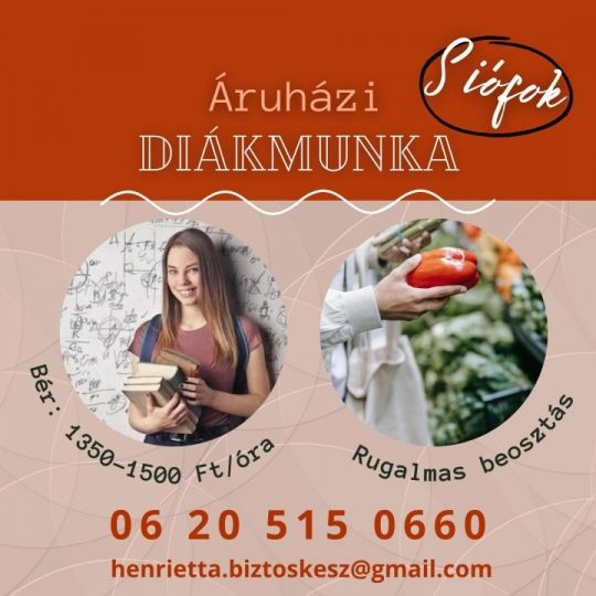 Áruházi Diákmunka Siófokon