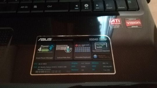 Asus K50AB laptop eladó hibás ,hiányos