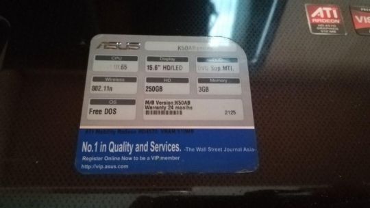 Asus X5DAD laptop eladó hibás hiányos !