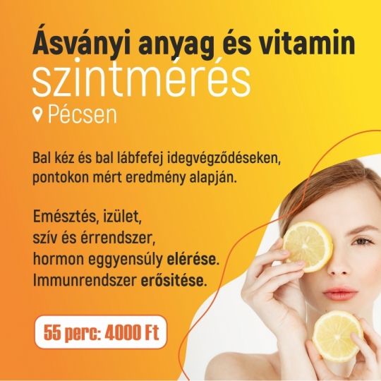 Ásványianyg  & Vitaminszint mérés