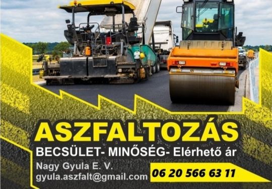 Aszfaltozás - Térkövezés Nagy Gyula