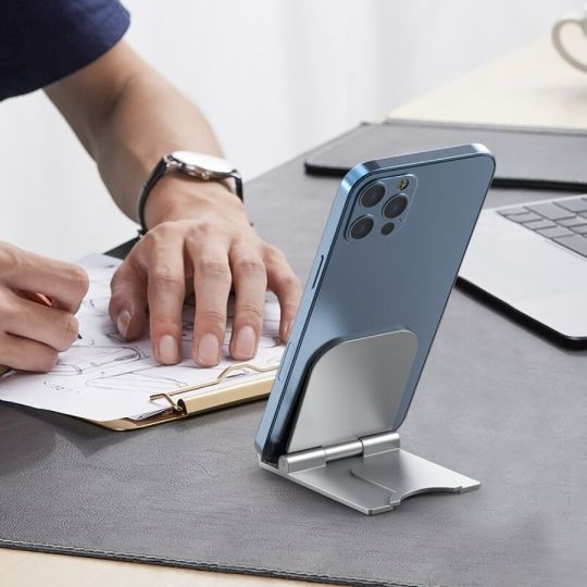 Asztali dönthető telefon mobil tartó