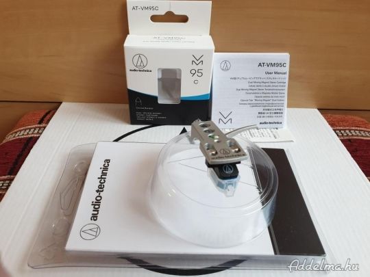 Audio-technica AT-VM95C + HS1P komplett tű hangszedő szett