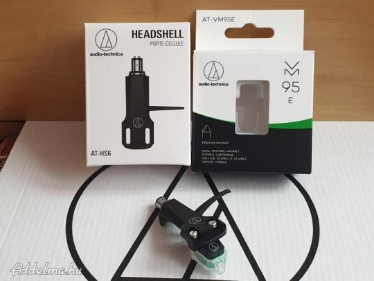 Audio-technica VM95E + HS6BK komplett tű hangszedő szett