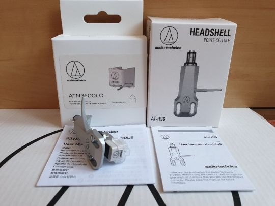 Audio-technica AT3600 LC + HS6SV komplett shell tű hangszedő szett